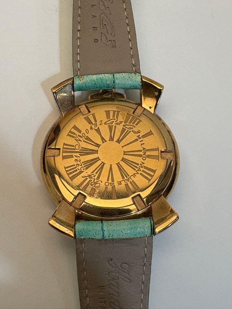 GAGA MILANO ガガミラノ　腕時計　マニュアーレ　グリーン