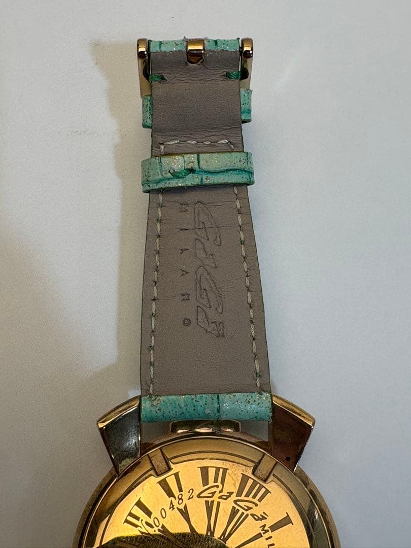 GAGA MILANO ガガミラノ　腕時計　マニュアーレ　グリーン