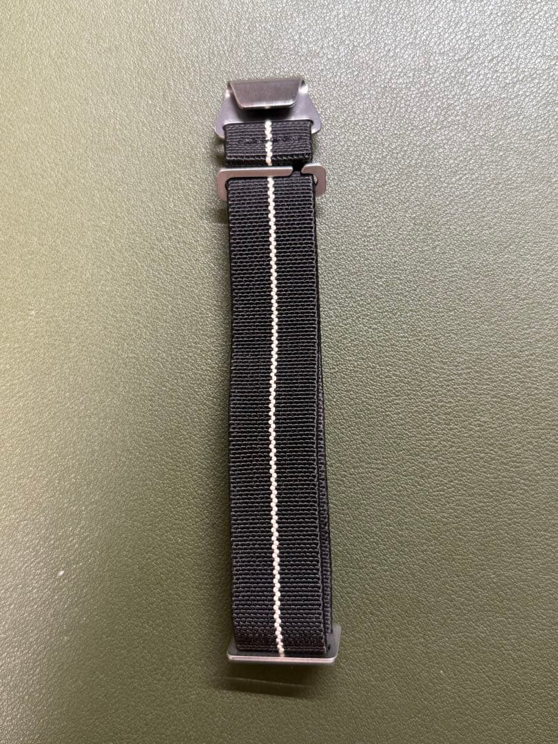 腕時計バンド MN STRAP ストラップ ブラック サンド 20mm