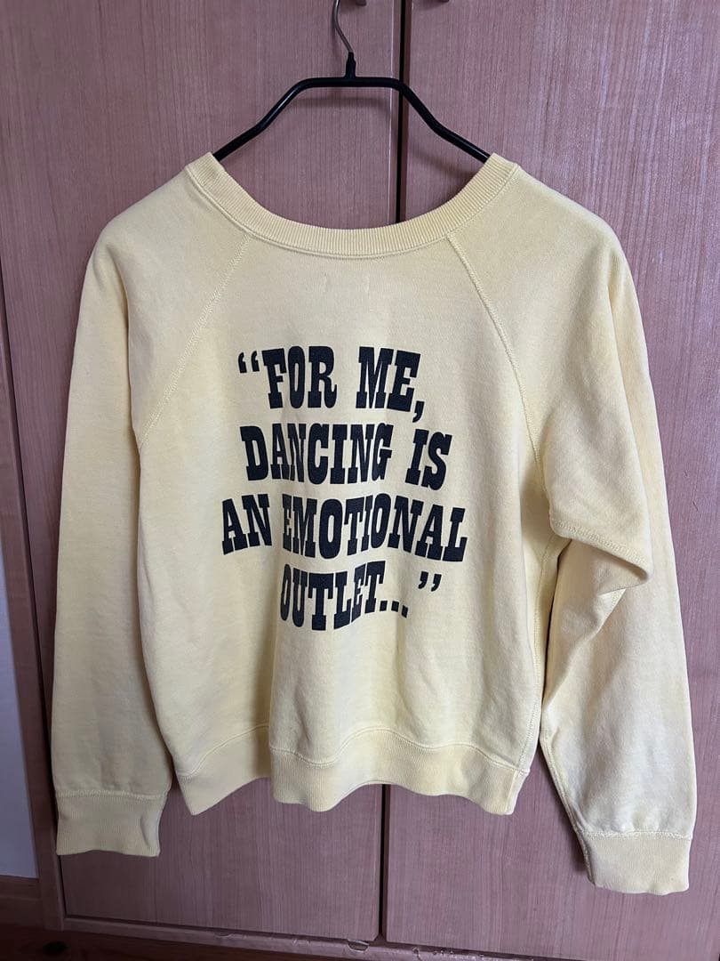 【まどかさん着用】PEANUTS×RHC Sweat 黄色（スヌーピー）xs