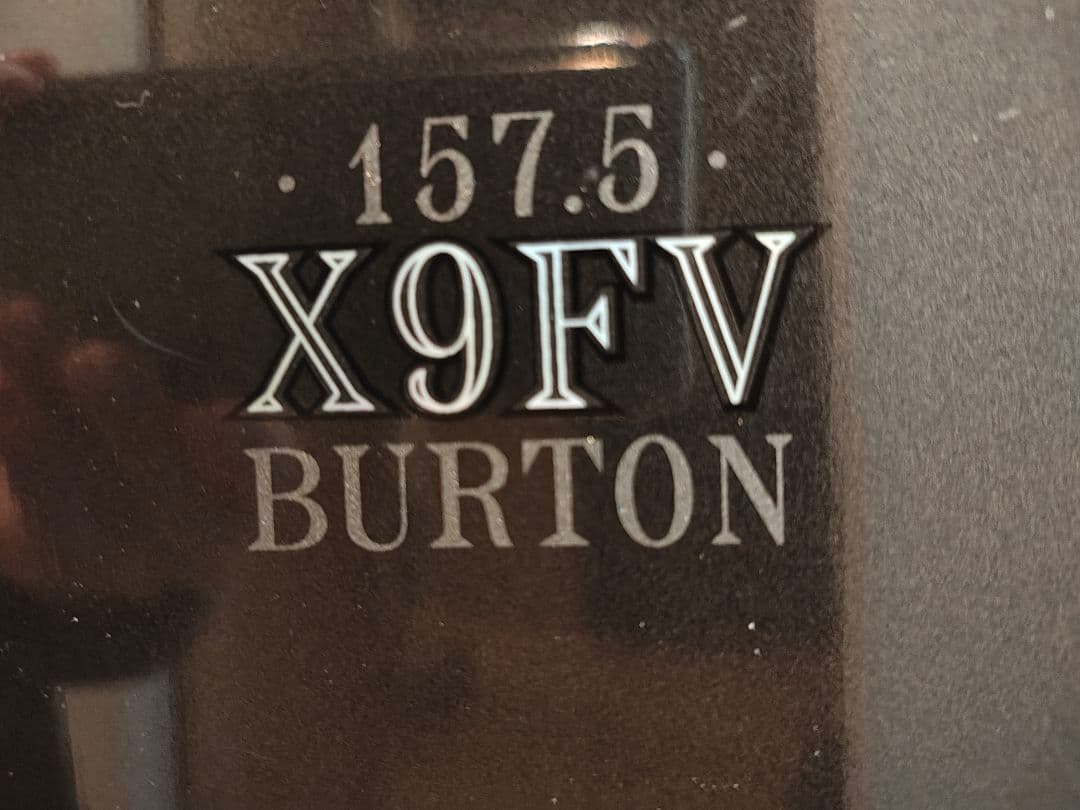 パ*ー様 BURTON X9FV 日本限定モデル　スノーボード 157.5cm