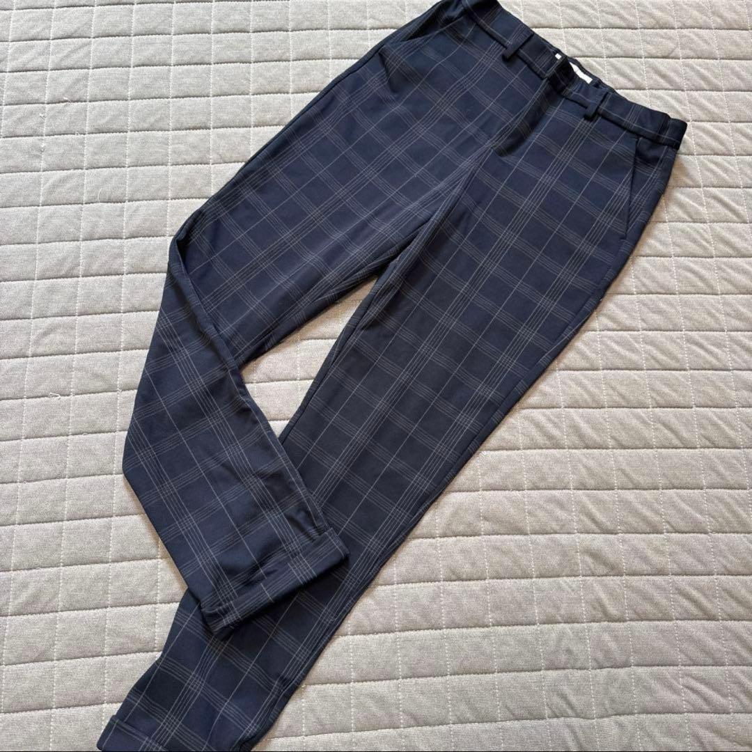 【人気商品】ZARA フルセット ネイビー チェック柄 スーツ キッズ 【美品】