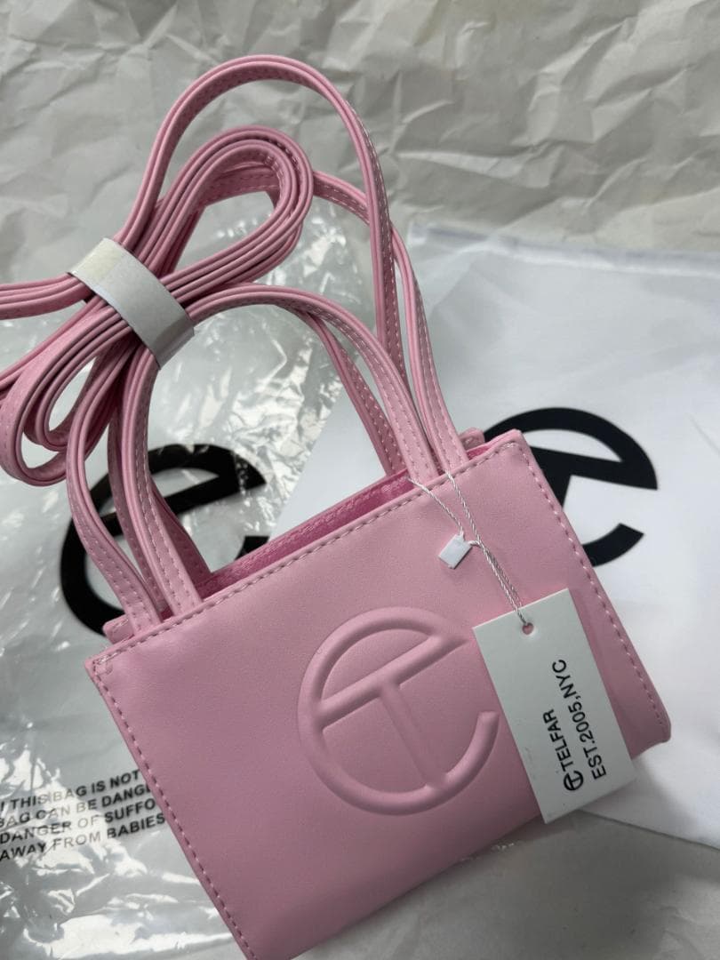 TELFARピンクショルダーバッグ