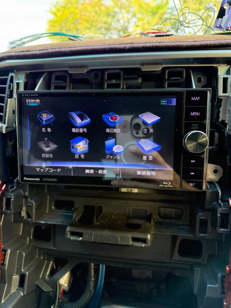 Panasonic CN-RX03WD カーナビ　ストラーダバックカメラ付き