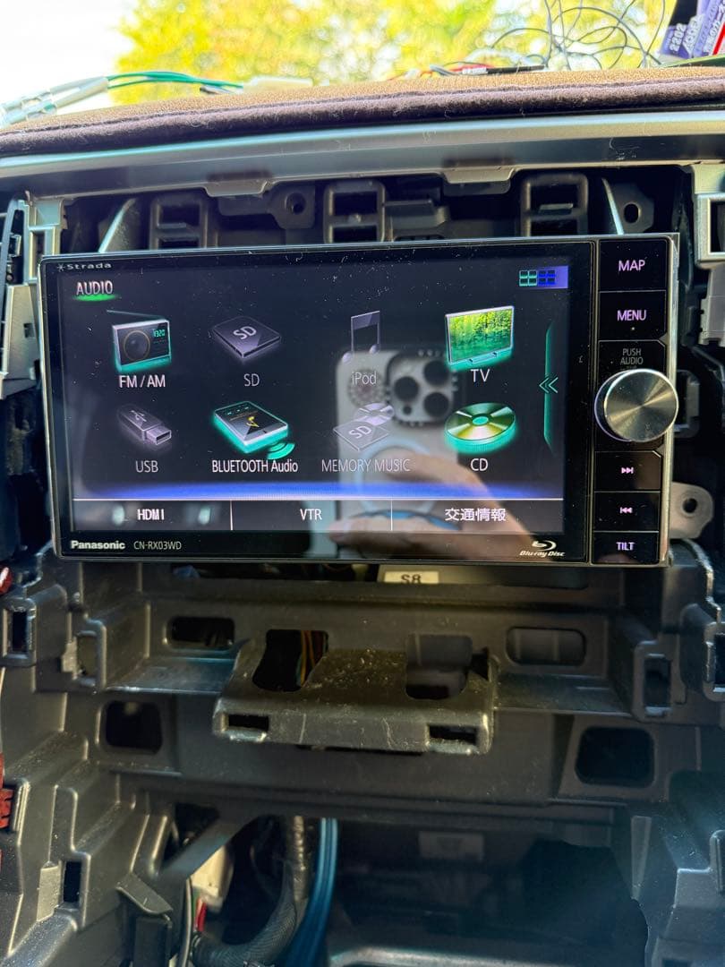 Panasonic CN-RX03WD カーナビ　ストラーダバックカメラ付き