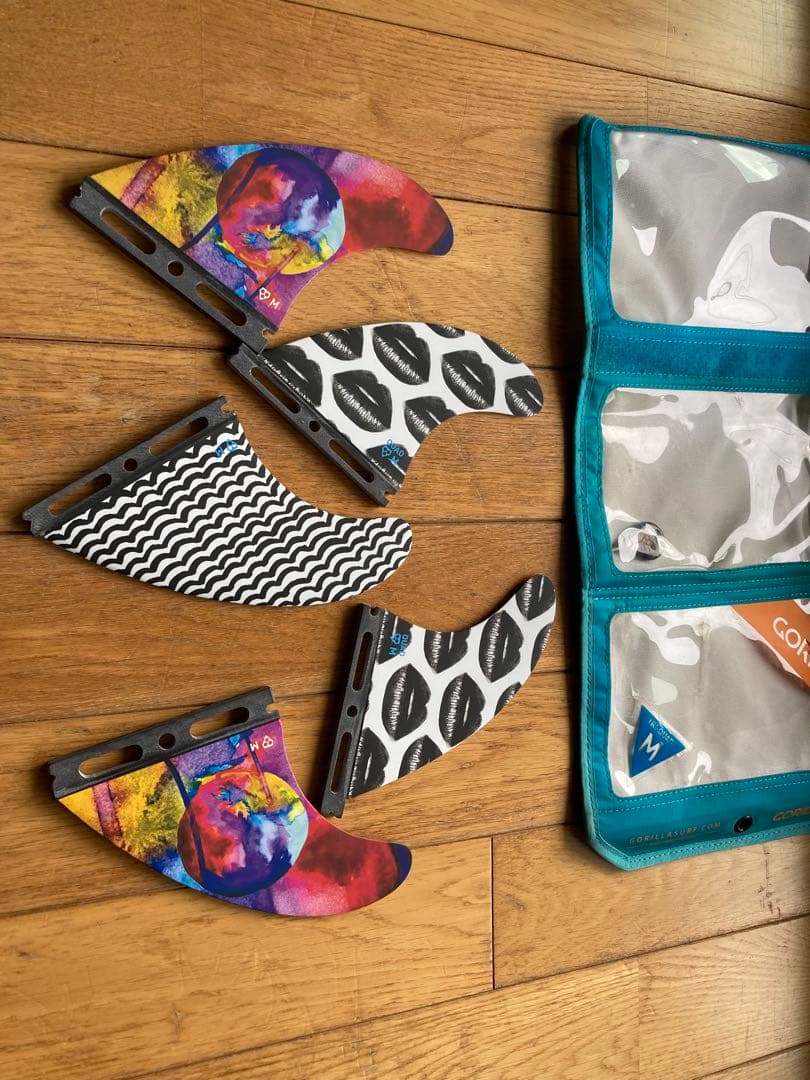 Gorilla サーフボードフィンセット futures フィンMサイズ5枚