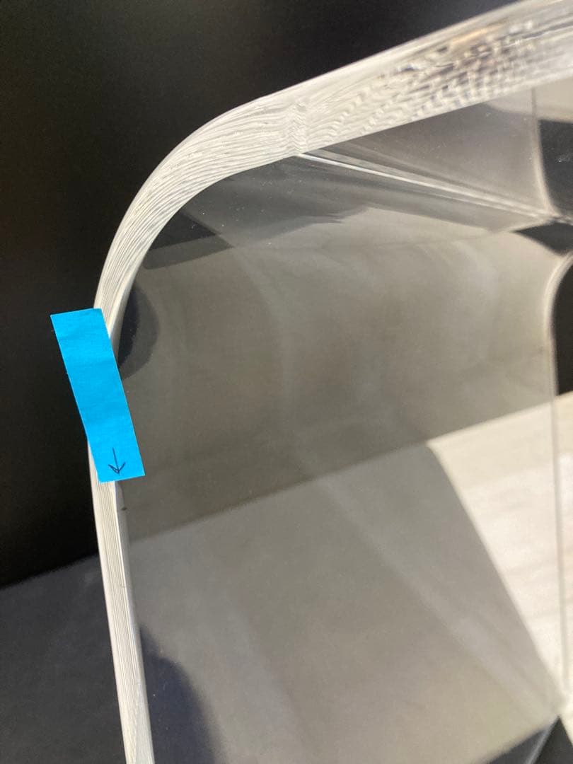 アクリルテーブル　 ローテーブル 　LLサイズ　クリア（約）幅80cm