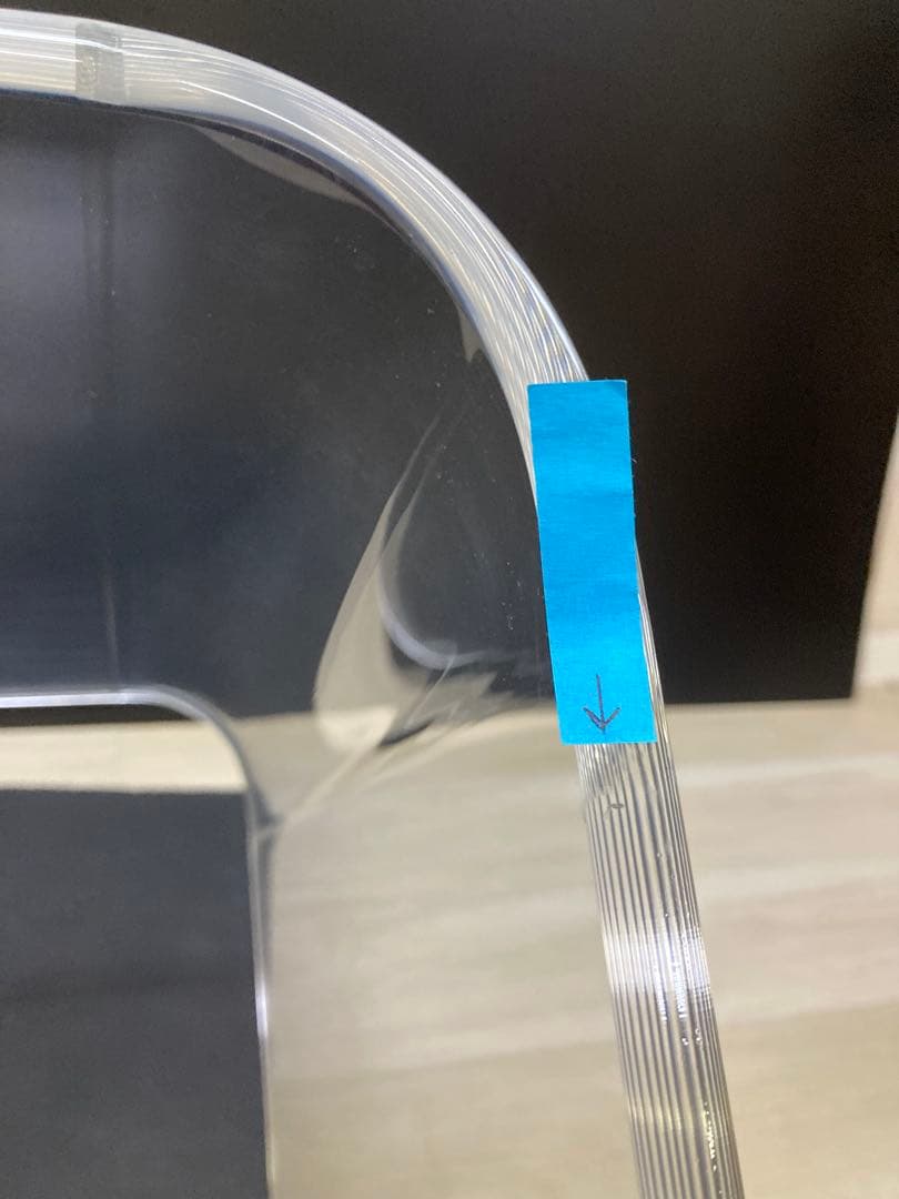 アクリルテーブル　 ローテーブル 　LLサイズ　クリア（約）幅80cm