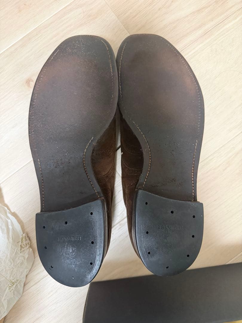 Alden ブラウン スエード ウィングチップ