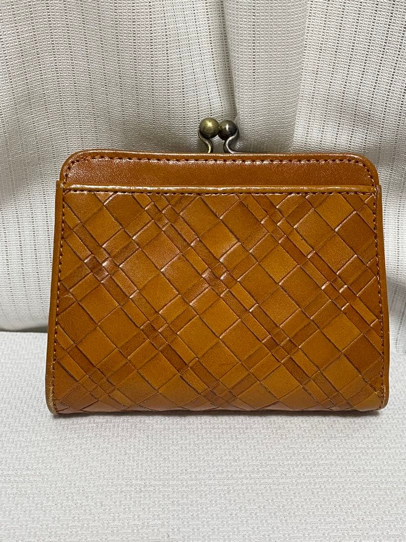 新品　Dakotaダコタ 二つ折り財布 本革 レザー がま口 アロマティコ財布