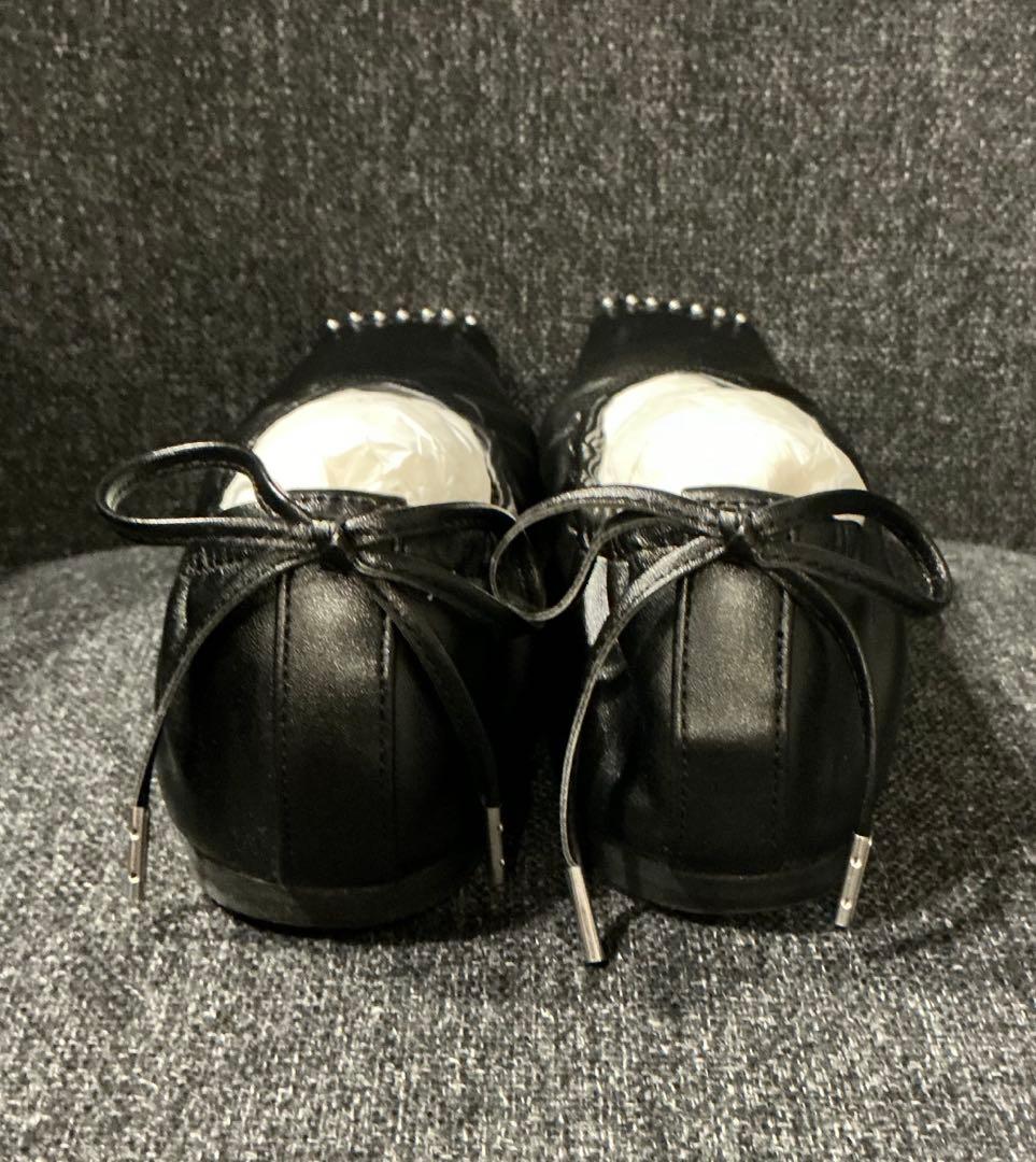 CHEMBUR スクエアフラットシューズ