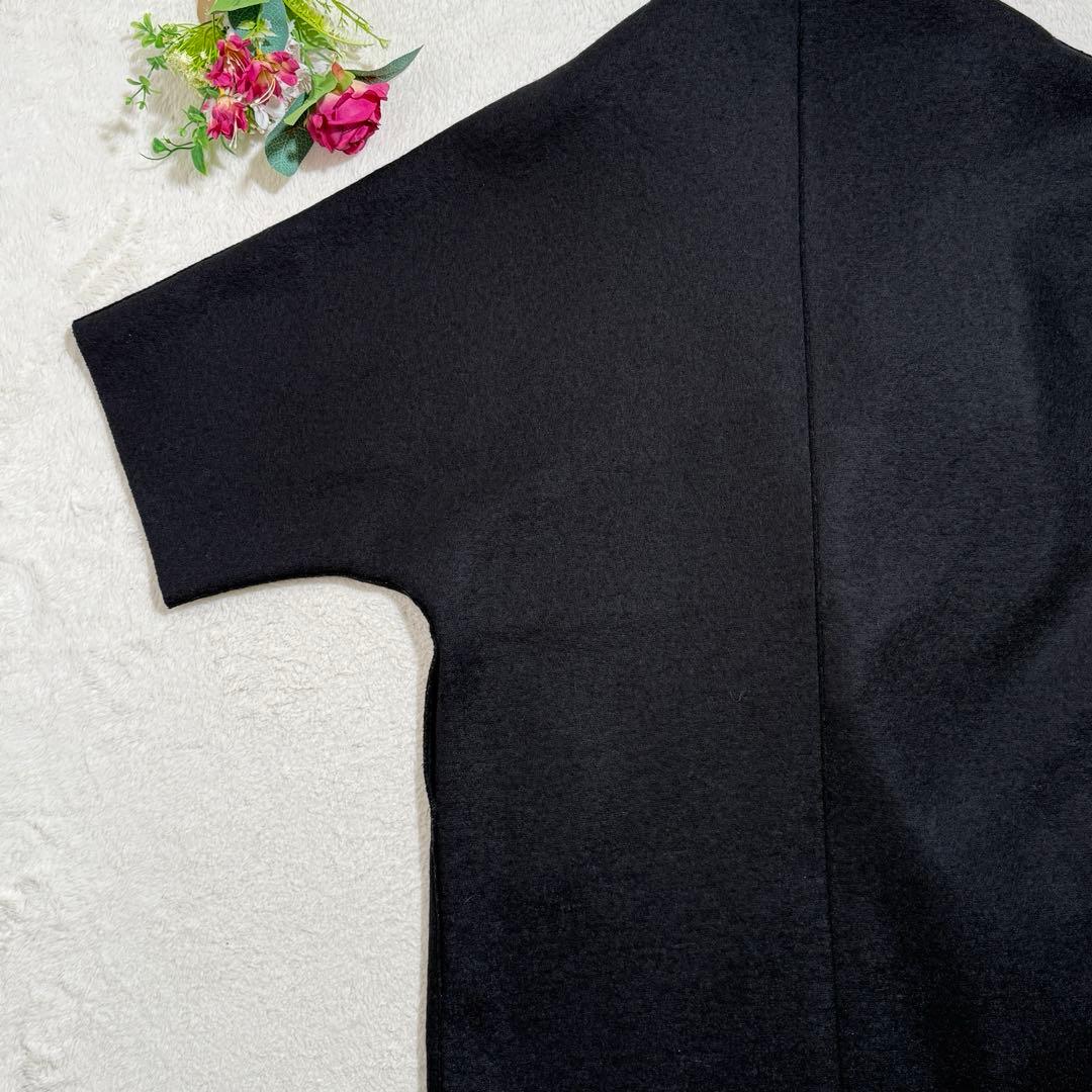 美品　希少　ハリスワーフロンドン　キモノマントル　コート　ポンチョ　グレー