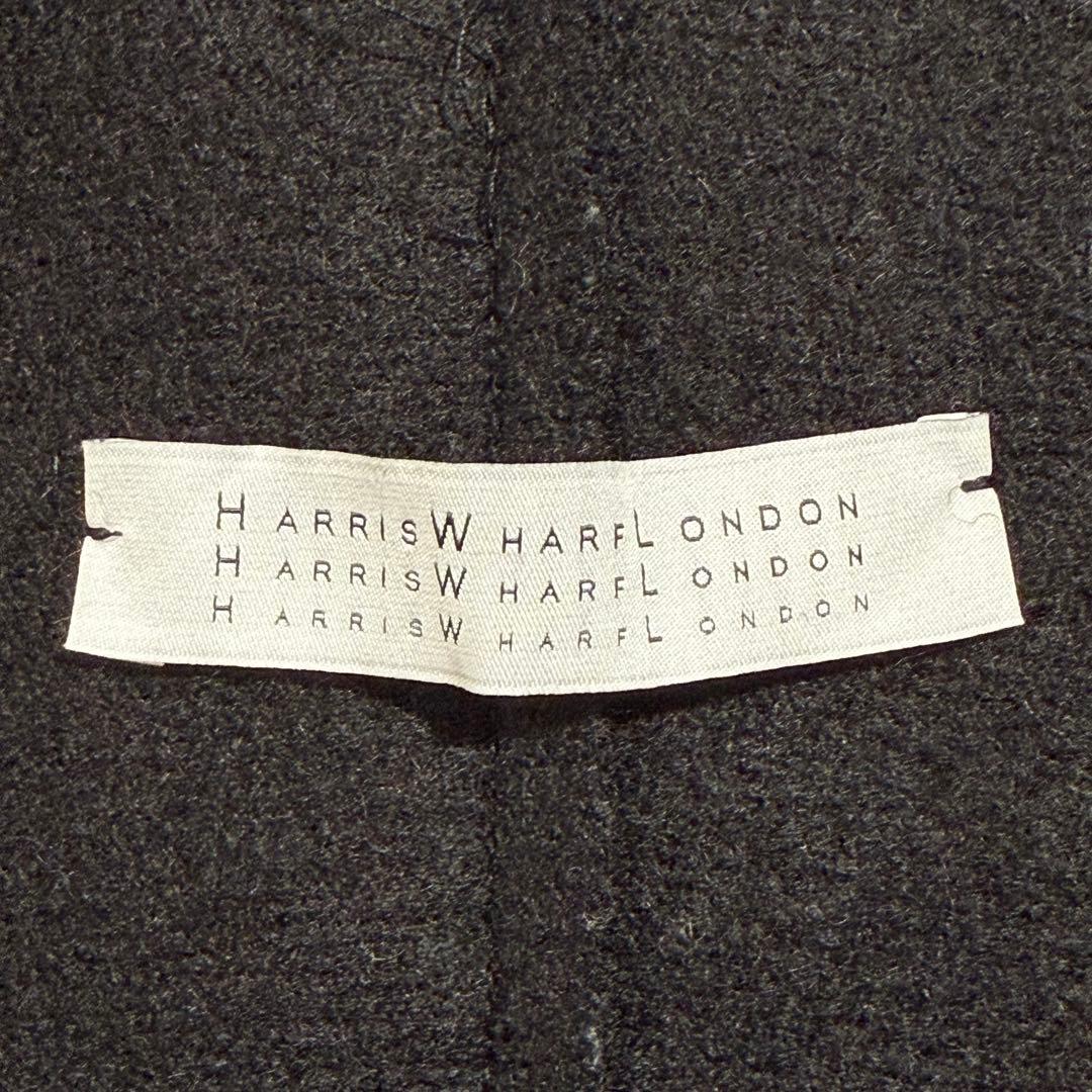 美品　希少　ハリスワーフロンドン　キモノマントル　コート　ポンチョ　グレー