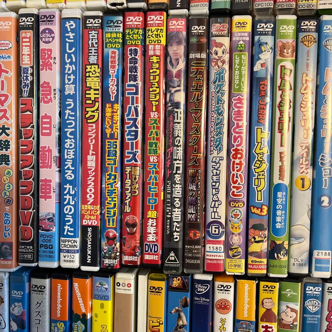 ディズニーなど子供向け　DVD Blu-ray まとめ売り　約100本 未検品