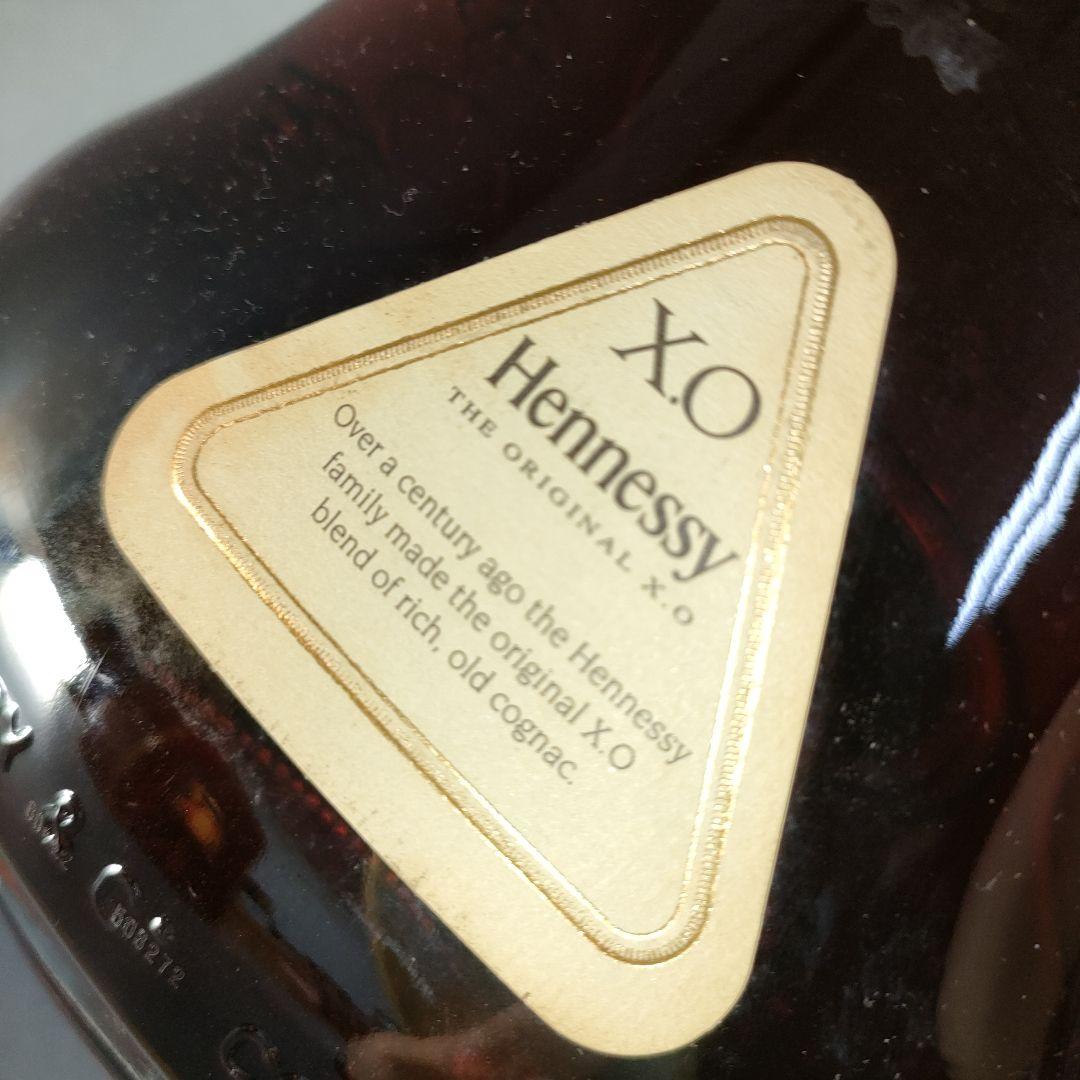 A1347-5/ヘネシーX.O/クリアボトル 金キャップ/コニャック/700ml