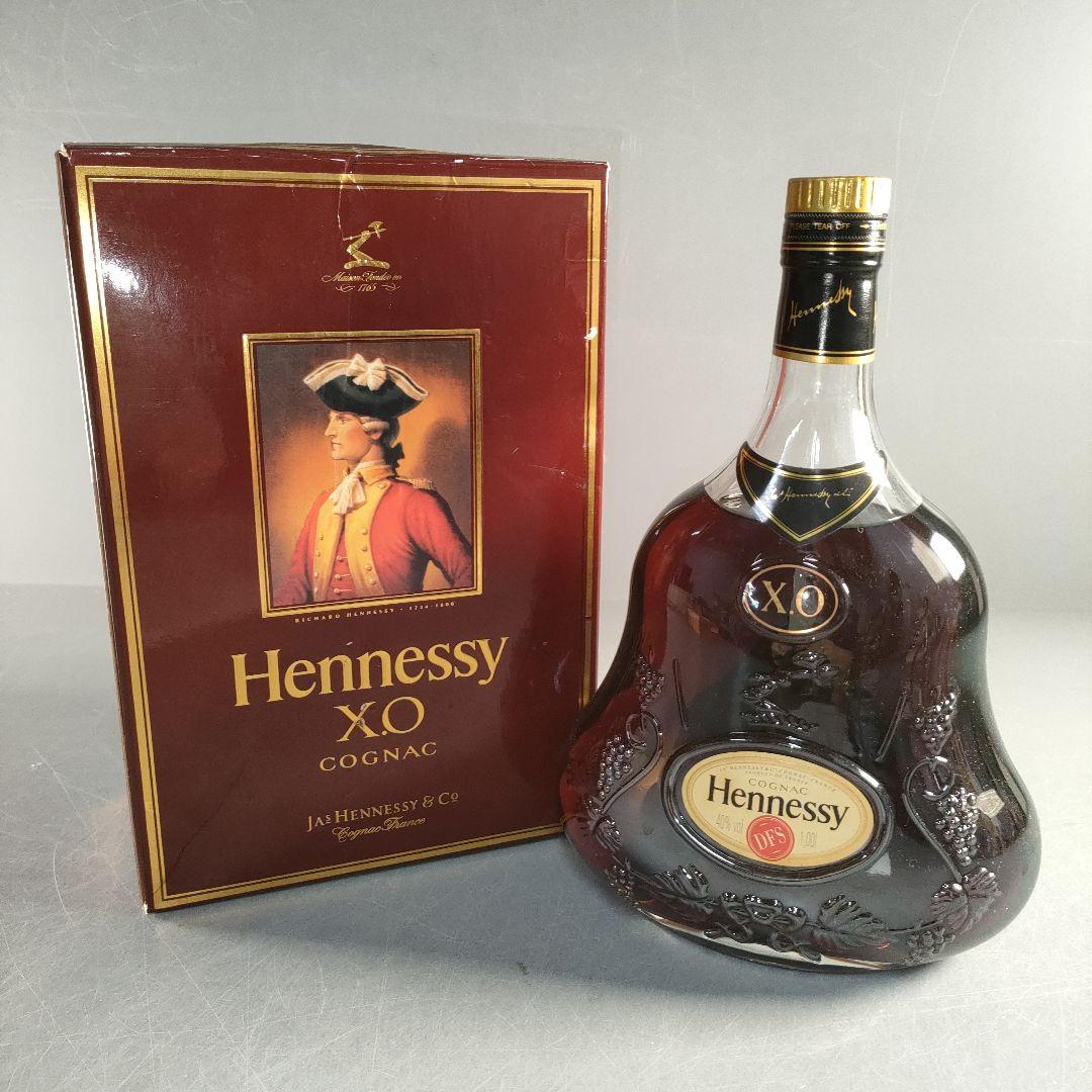 A1347-5/ヘネシーX.O/クリアボトル 金キャップ/コニャック/700ml
