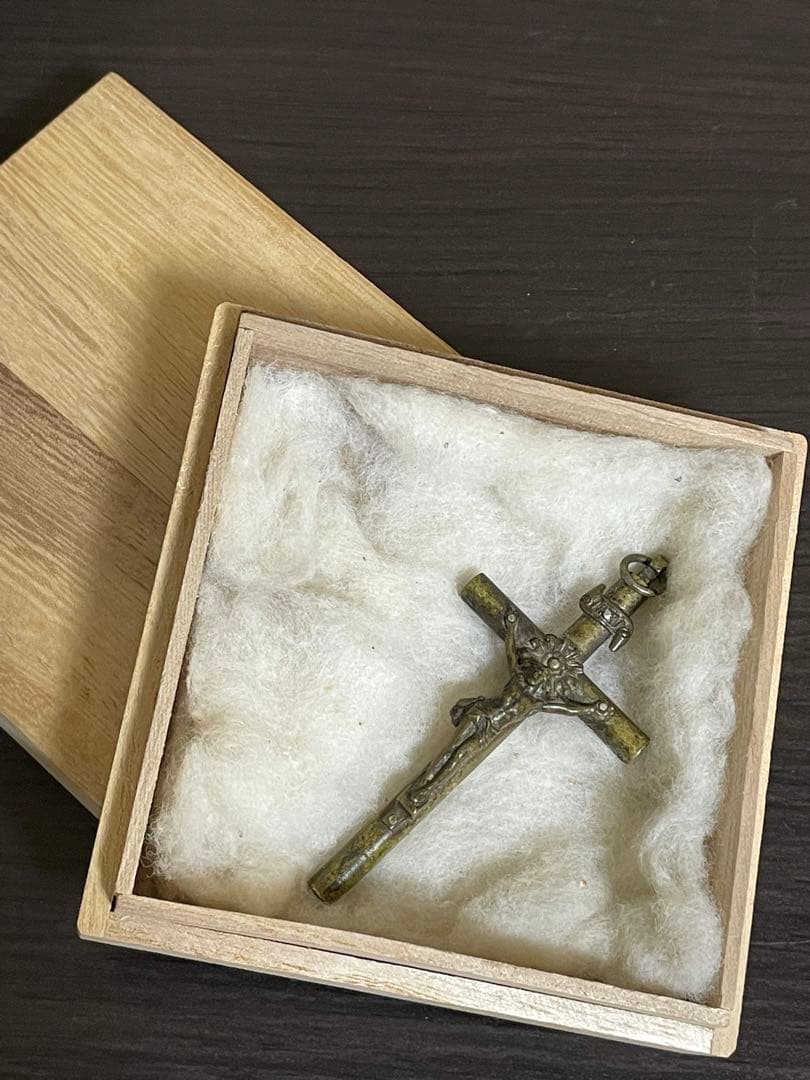 ★本物★南ヨーロッパ➕INRl➕ロザリオ/時代物/十字架/ネックレス/キリスト