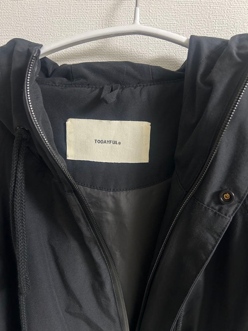 TODAYFUL / Hoodie Puff Jacket ブラック36