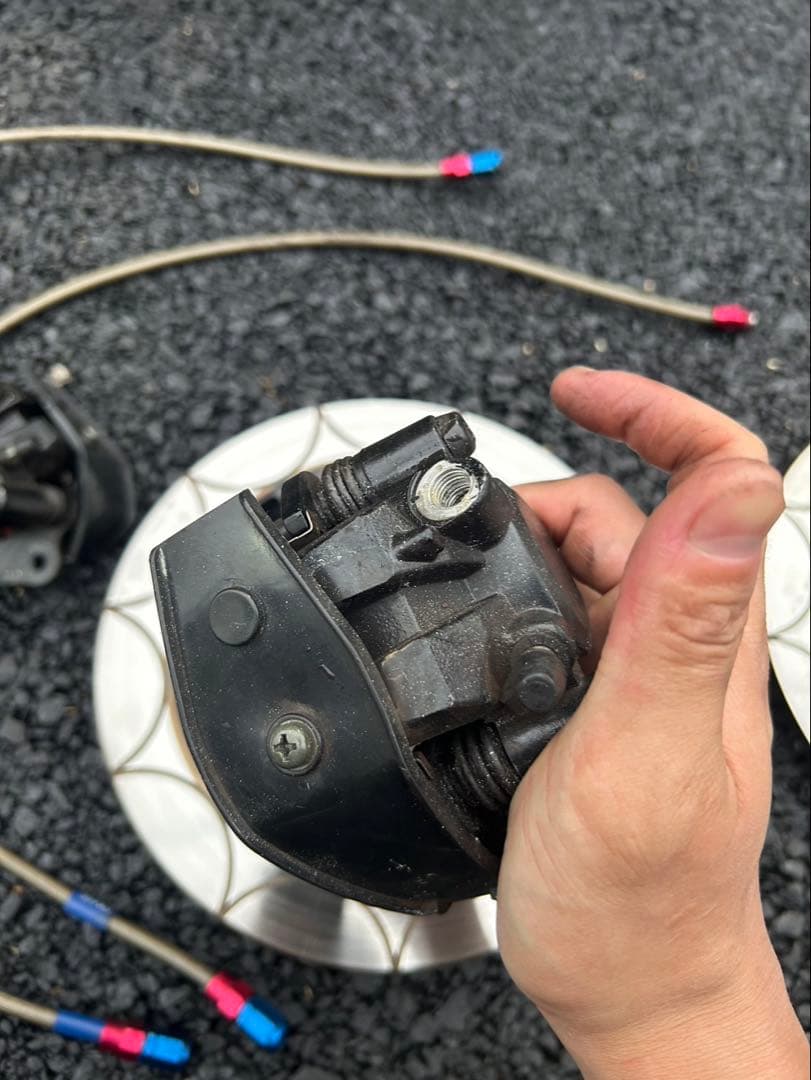 GS400 ダブルディスク用 ブレーキキャリバーセット