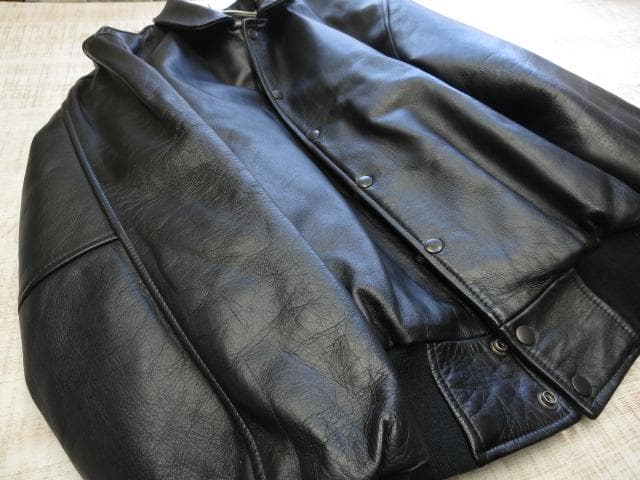 VAN JAC【オールレザー スタジャン】スタジアムジャケット ヴァンヂャケット