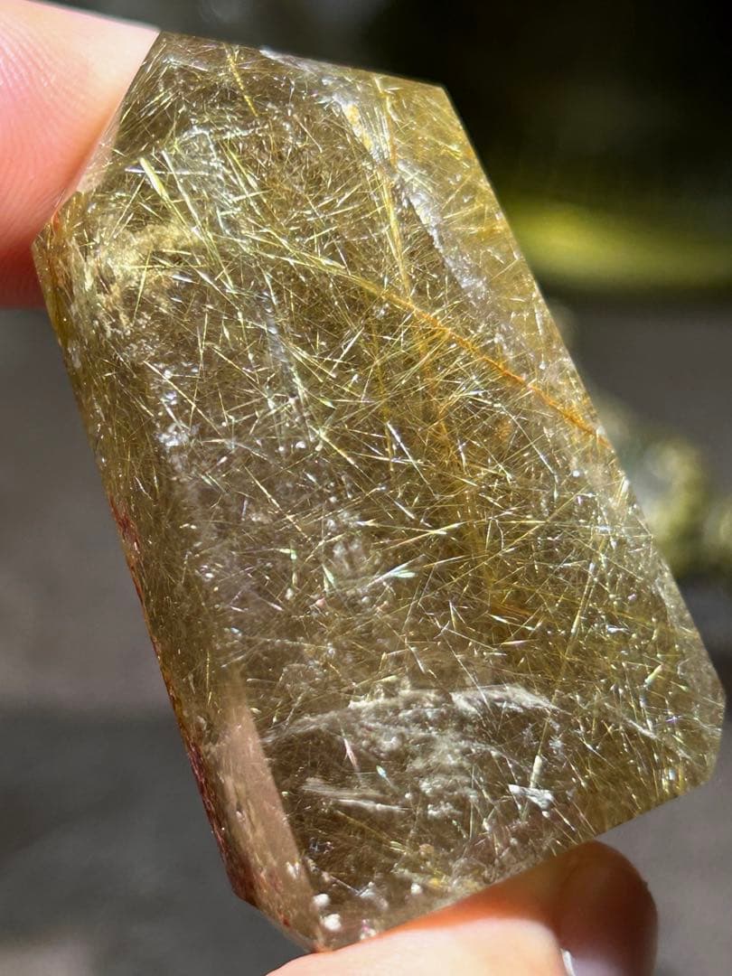 ⭐️別格高級品質！スモーキー　ルチル　原石　六角柱　福財龍王秘宝④ 極美