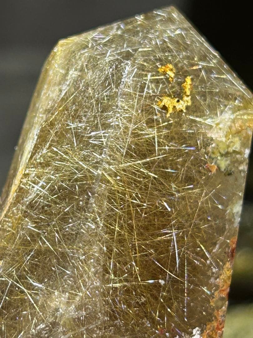 ⭐️別格高級品質！スモーキー　ルチル　原石　六角柱　福財龍王秘宝④ 極美