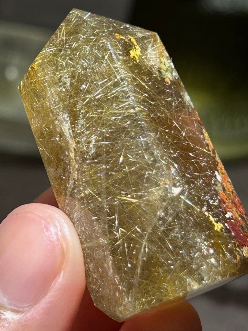 ⭐️別格高級品質！スモーキー　ルチル　原石　六角柱　福財龍王秘宝④ 極美