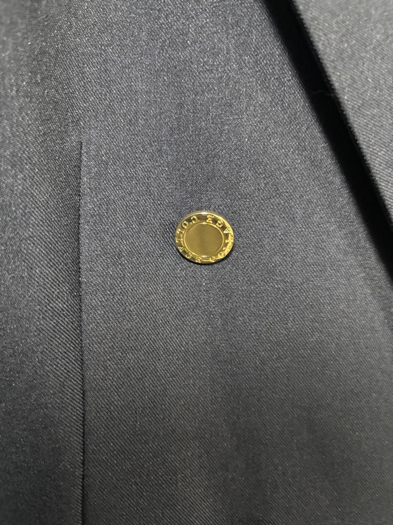 ネイビー ダブルテーラードジャケット