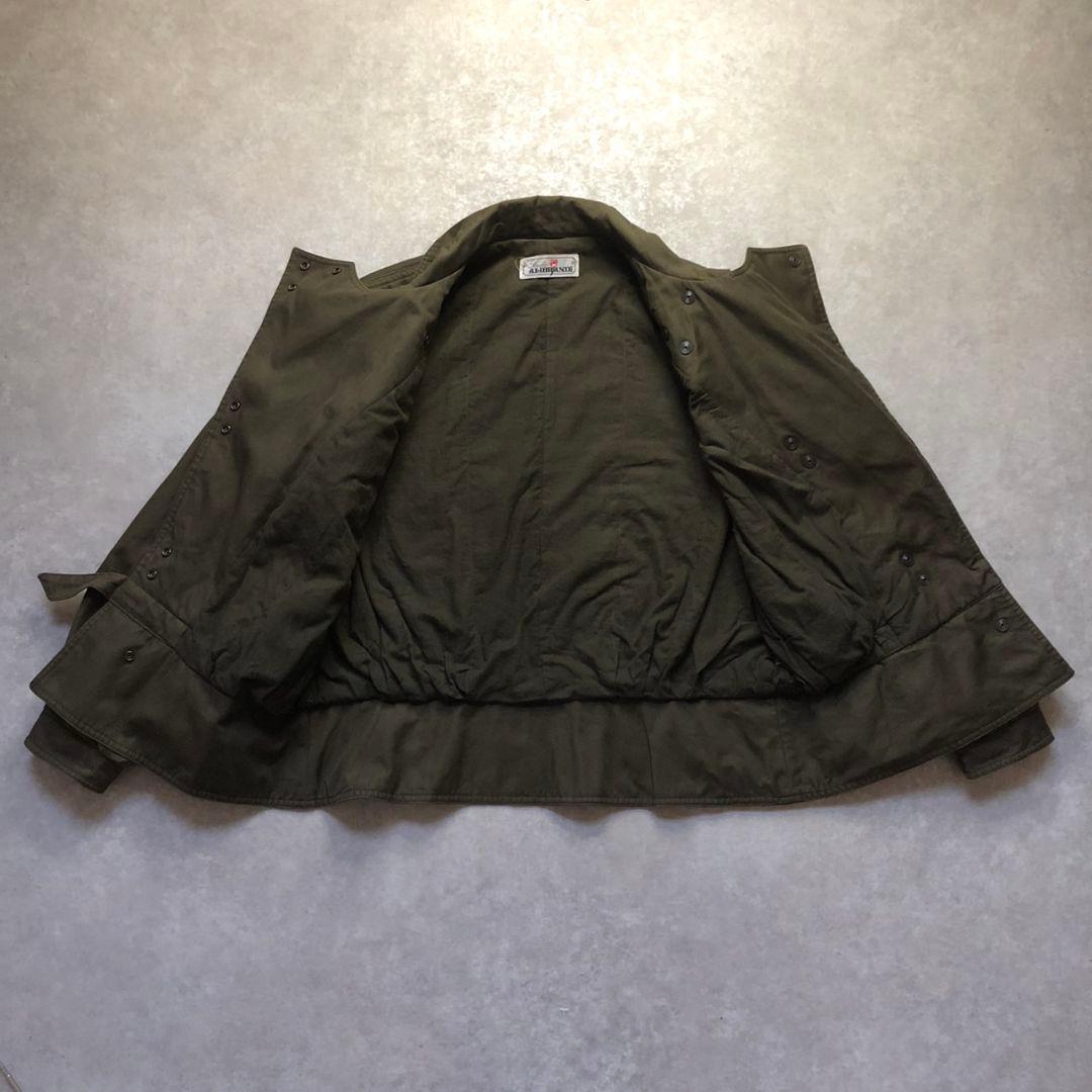 80s-90s ヴィンテージイタリア製変形ギミックミリタリーボンバージャケット