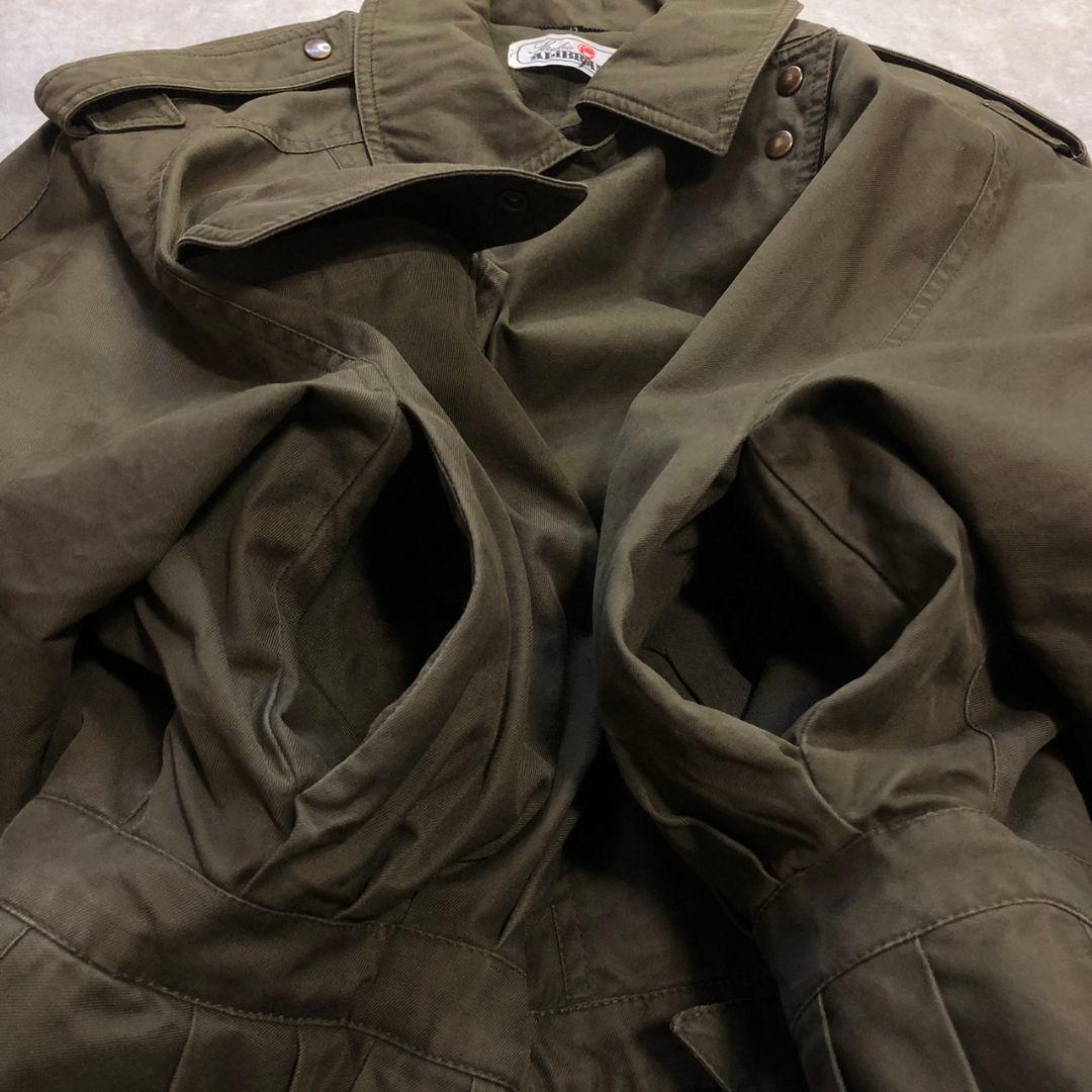 80s-90s ヴィンテージイタリア製変形ギミックミリタリーボンバージャケット