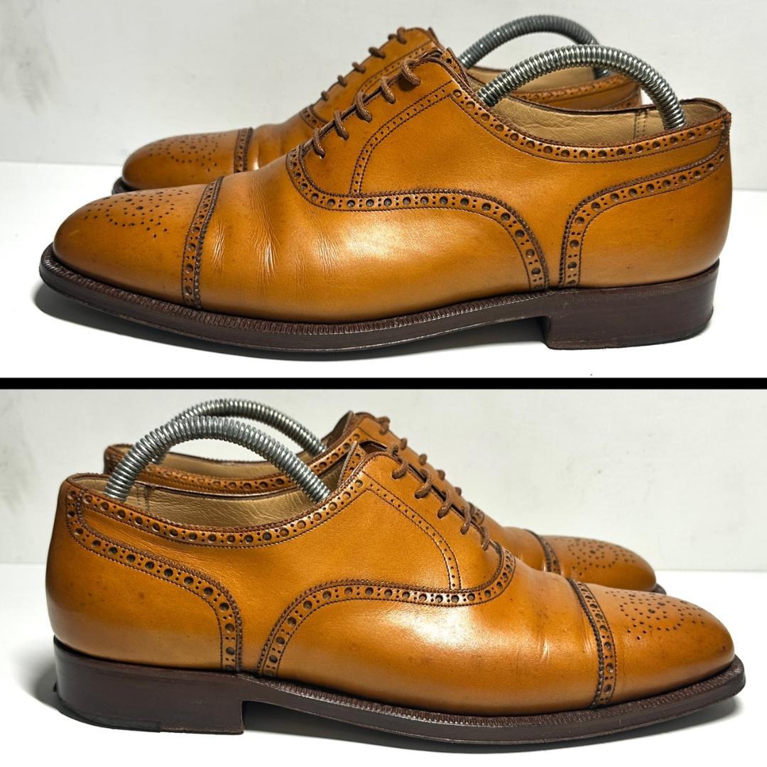 ZINTALA ジンターラ ストレートチップ ブラウン 7.5 ブラウン