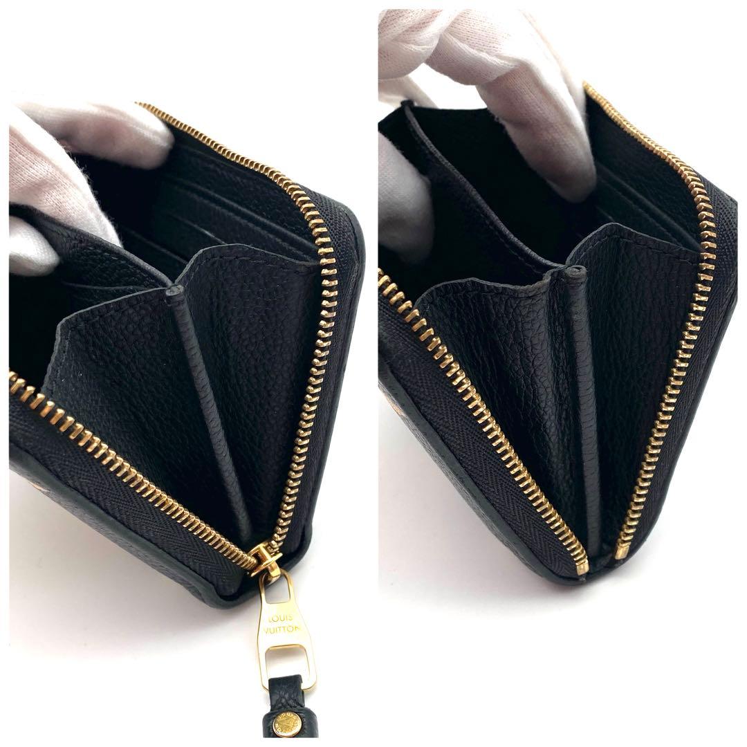 ルイヴィトン モノグラム アンプラント バイカラージッピーパース ブラック