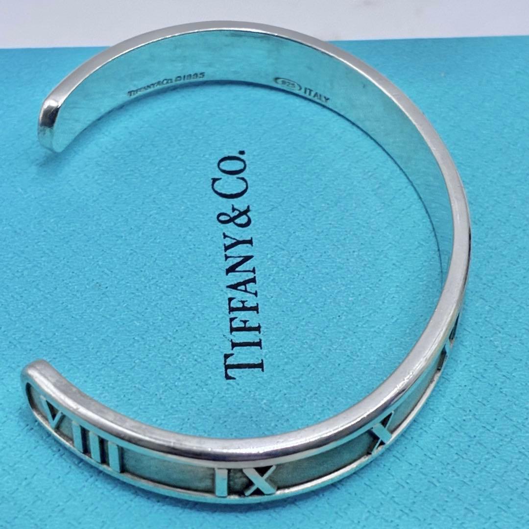袋付き ティファニー　アトラス　カフ　バングル　ブレスレット　腕周り16.5cm