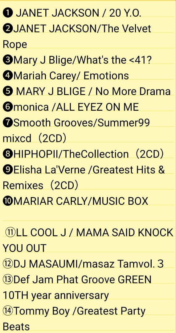 激レア☆　mixcd 90S R&B HIPHOP　レゲエ　CD まとめ売り