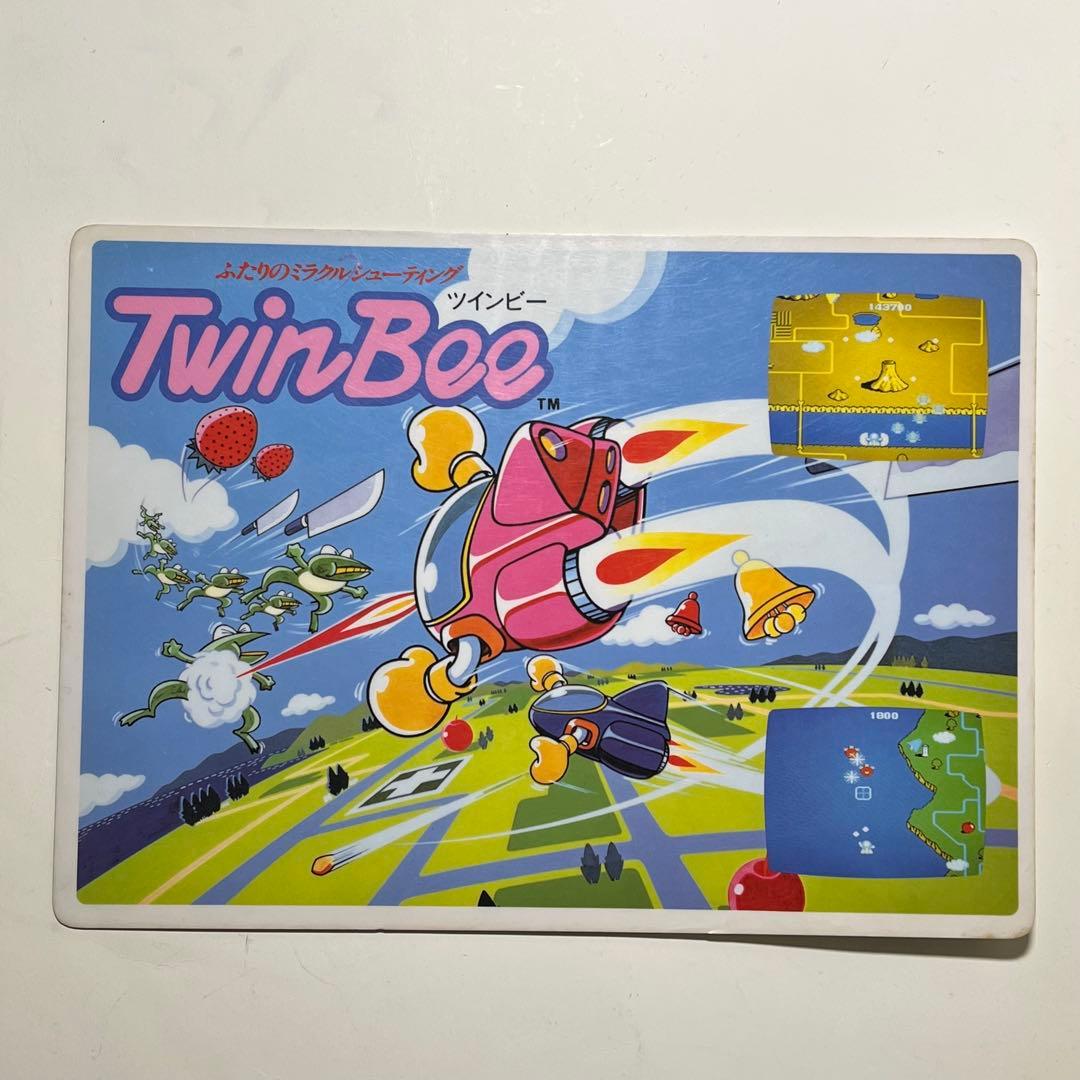 【当時物激レア】ツインビー 下敷き KONAMI コナミ アーケード ファミコン