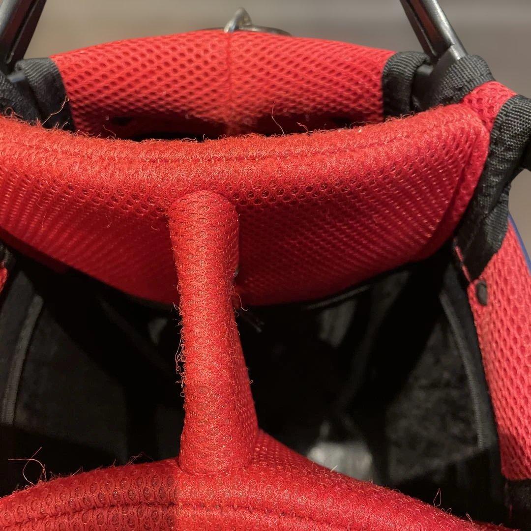 オノフ　ネイビー ナイロン キャディバッグ