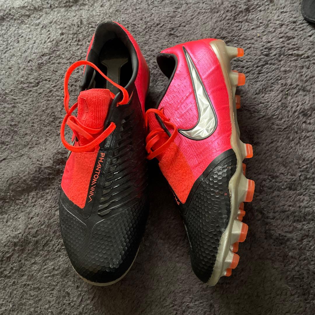 NIKE PHANTOM VNM スパイクシューズ 黒/赤