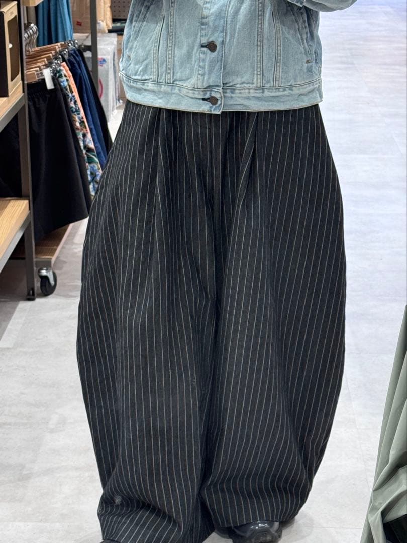 PUSH PUSH ストライプ　ブラック　L