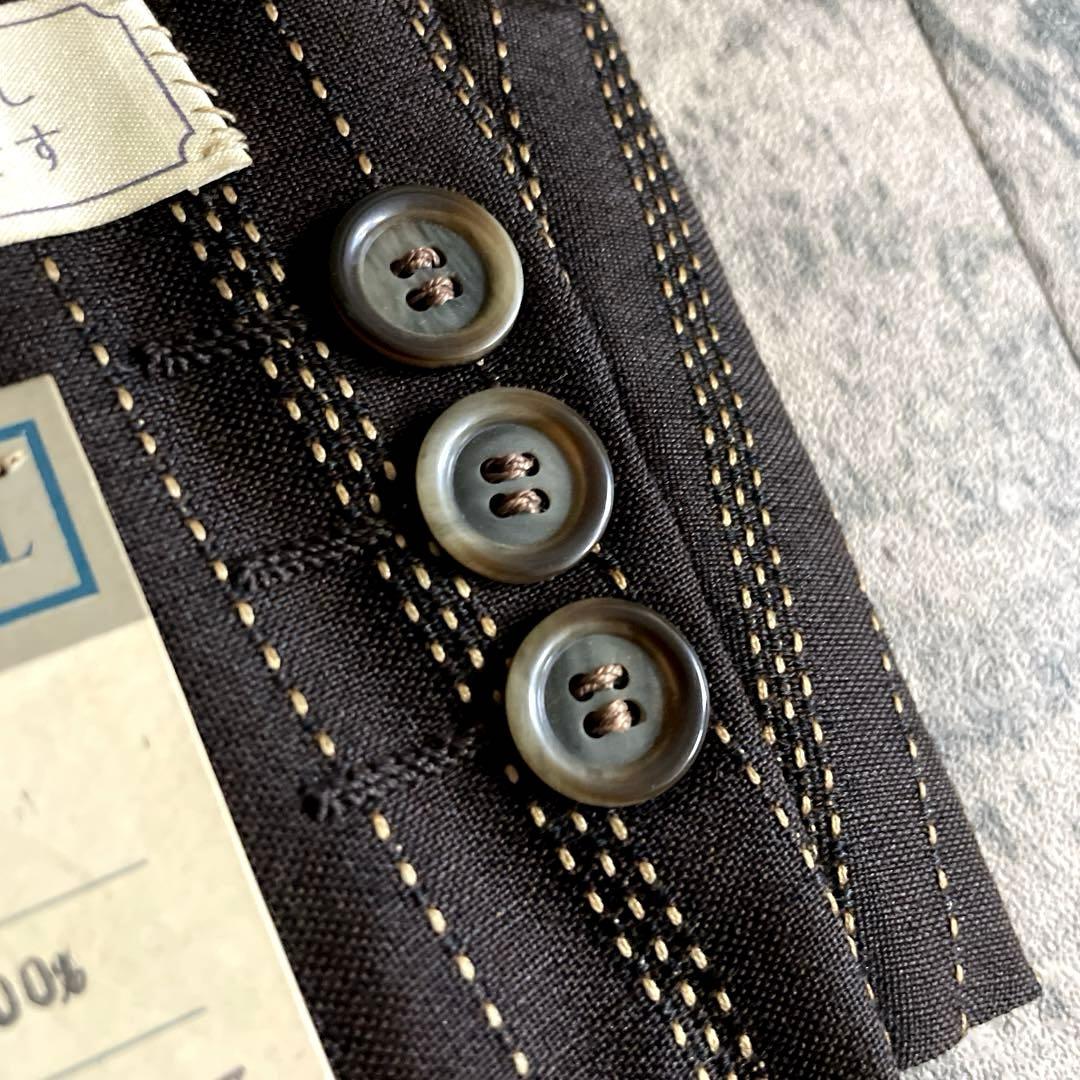 未使用 Yves Saint Laurent ネクタイ ステッチストライプスーツ