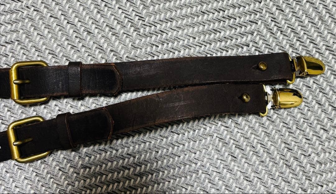 vasco schott 別注 レザーサスペンダー