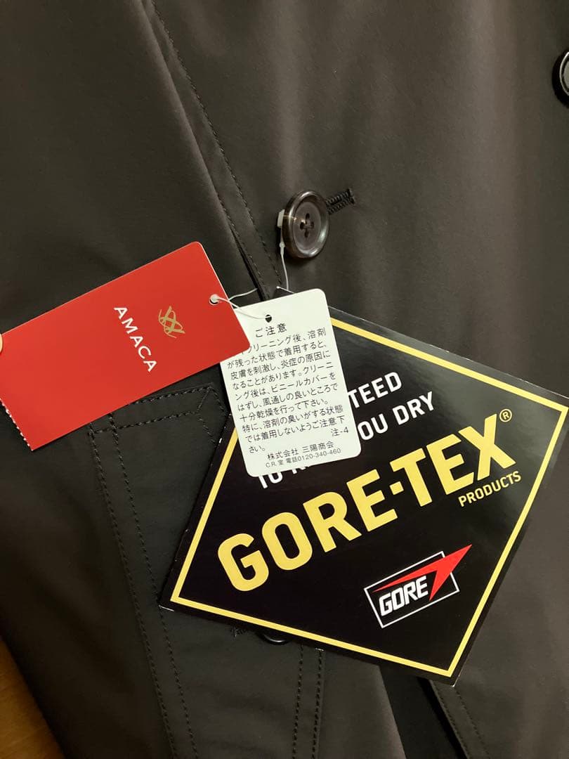 アマカ GORE-TEX ライナー付トレンチコート(40)AMACA