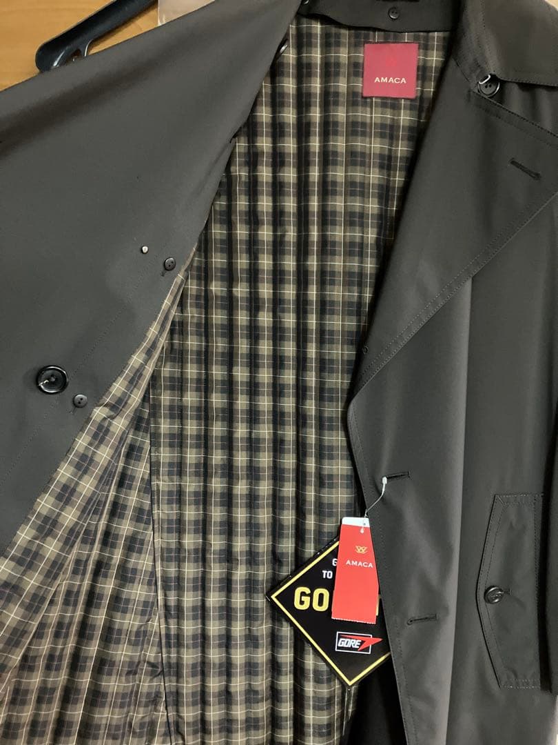 アマカ GORE-TEX ライナー付トレンチコート(40)AMACA