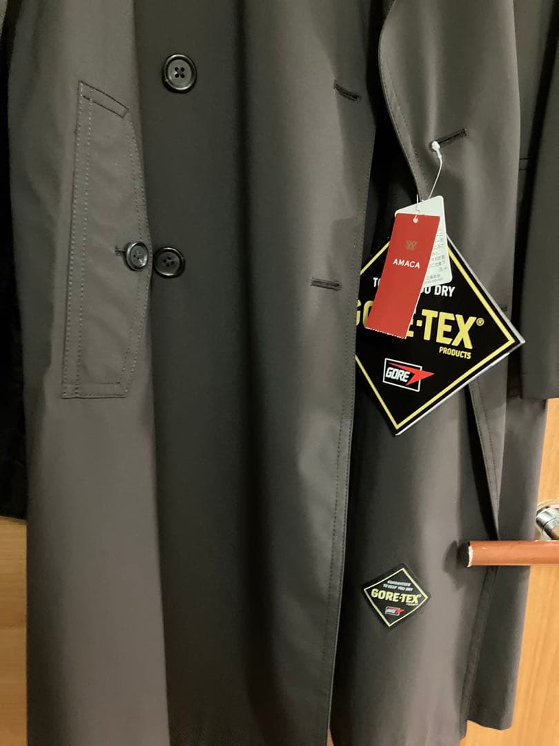 アマカ GORE-TEX ライナー付トレンチコート(40)AMACA