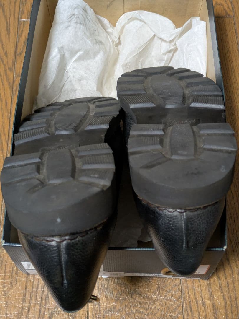 売約済商品!!モカシン 黒 レザー ポニー