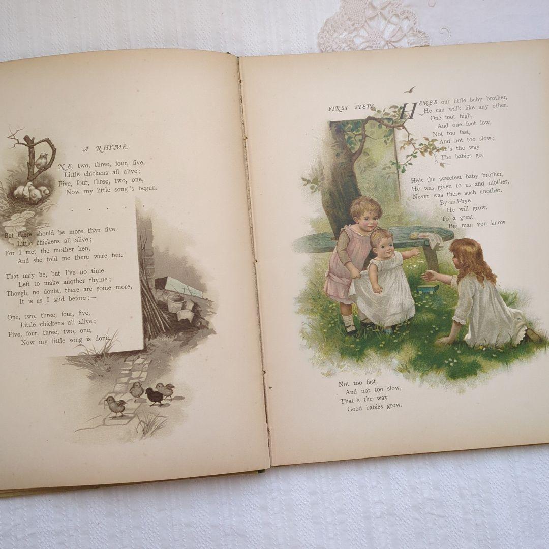 超稀少 1888年 アーネストニスター ハリエットベネット絵本 ヴィクトリアン