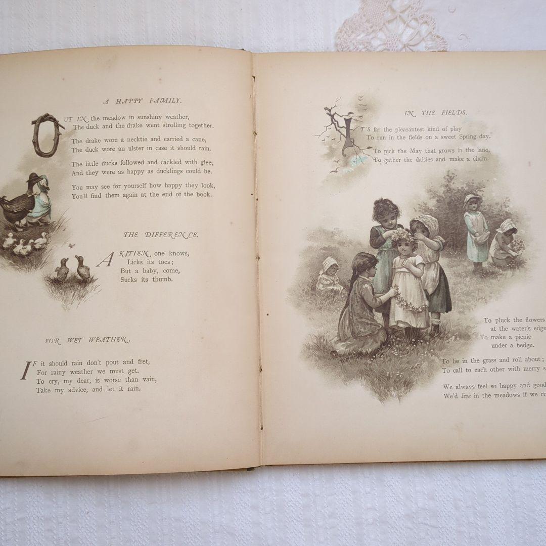 超稀少 1888年 アーネストニスター ハリエットベネット絵本 ヴィクトリアン