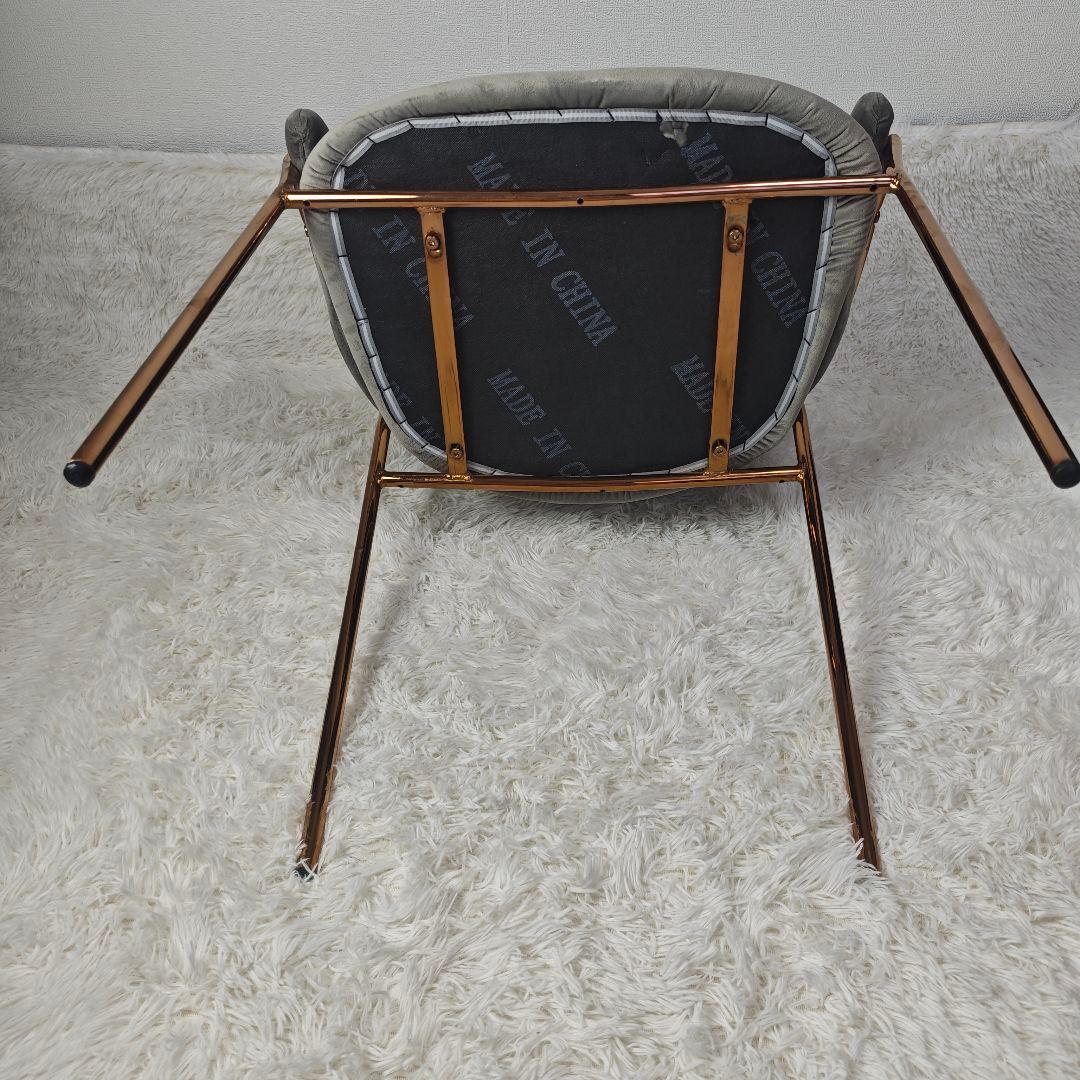 【美品】furnterior elena ベルベットチェア