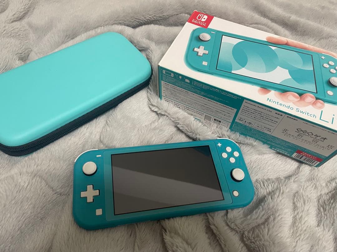 【ケース付き】Nintendo Switch Lite ターコイズ 本体