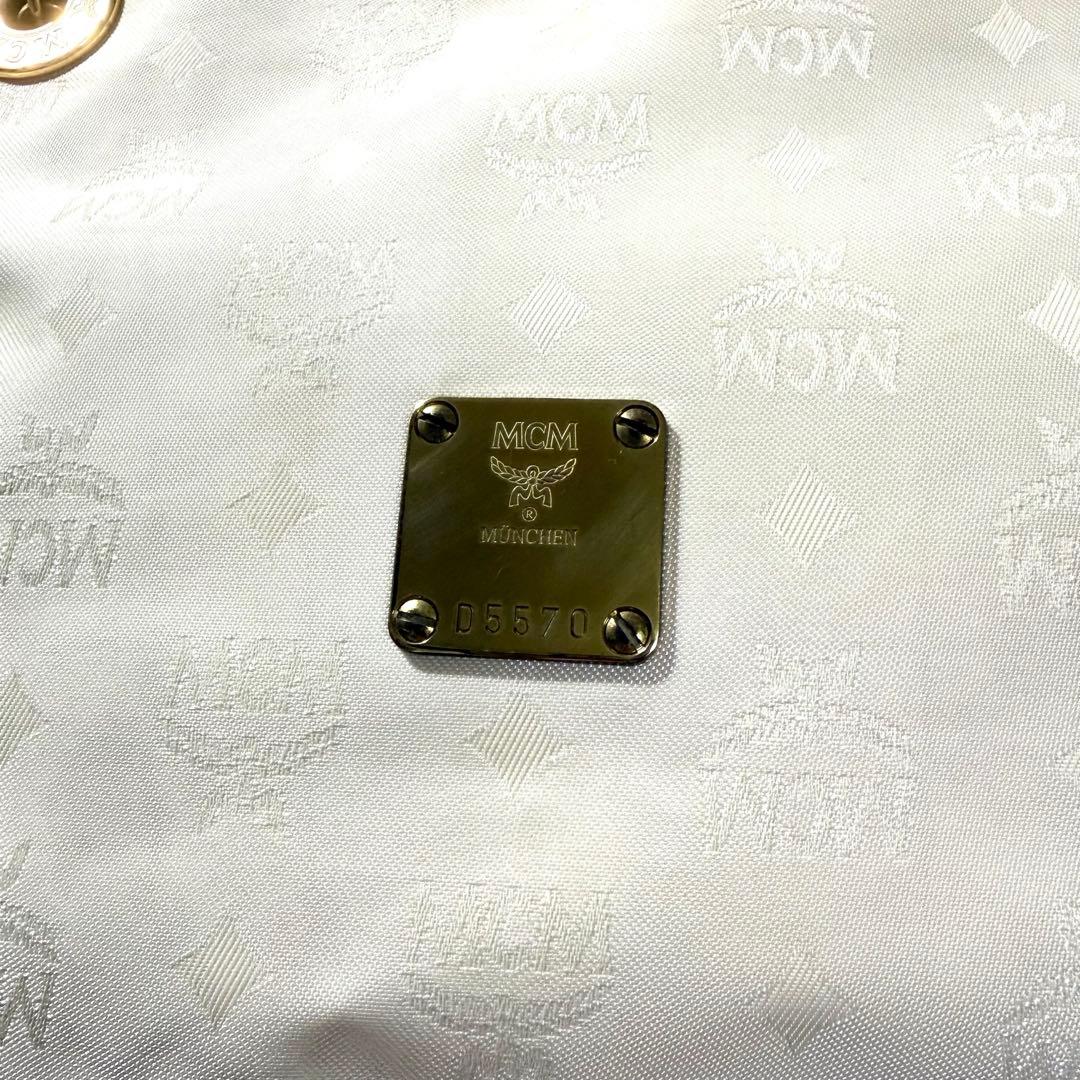 MCM ヴィセトス チェーン トートバッグ ナイロン レザー 肩掛け ドイツ製