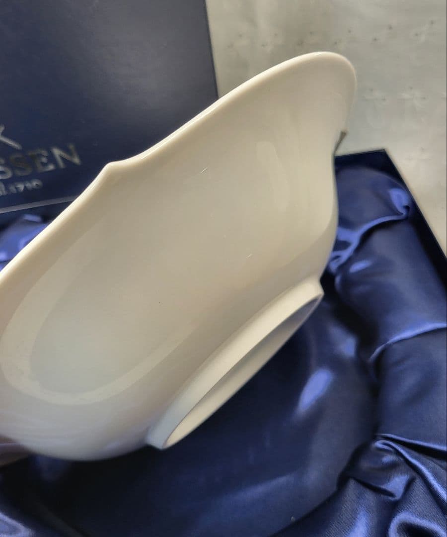 未使用✨マイセン 波の戯れ ホワイト 深皿 プレート サラダ パスタ、スープ 箱